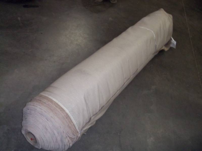 lot 86 image: Roll of Tan Fabric 50.4 Yards
