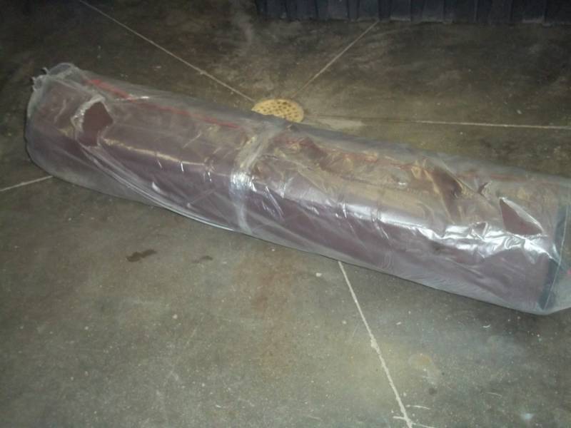 lot 94 image: Roll of Red Fabric  Yards