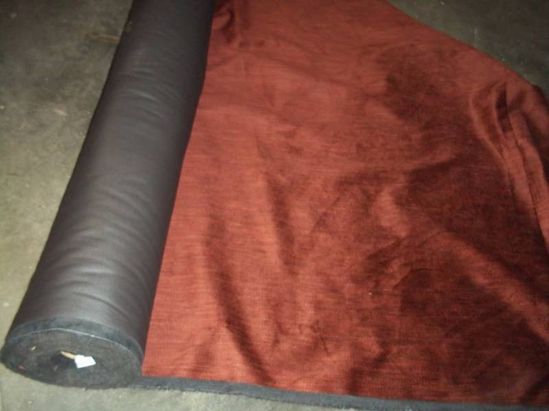 lot 103 image: Roll of Brown Fabric  Yards