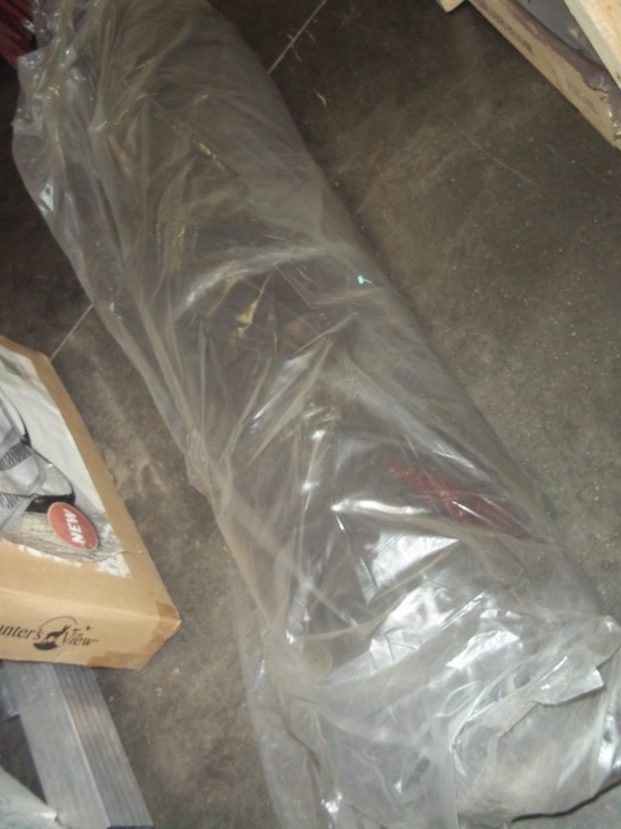 lot 119 image: Roll of Brown Fabric  Yards