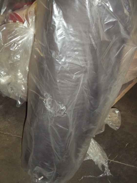 lot 120 image: Roll of Maroon Fabric  Yards