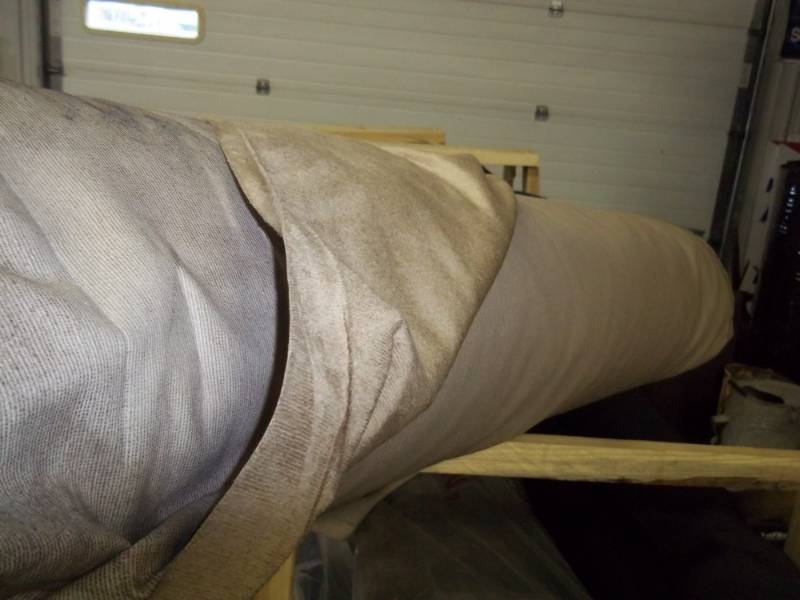 lot 126 image: Roll of Brown Fabric  Yards