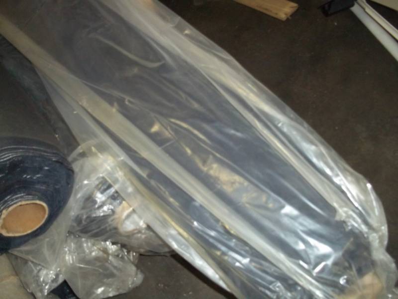 lot 133 image: Roll of Blue Fabric  Yards
