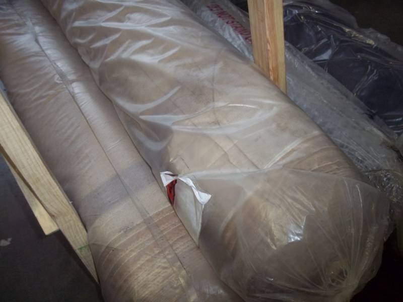 lot 139 image: Roll of Tan Fabric  Yards