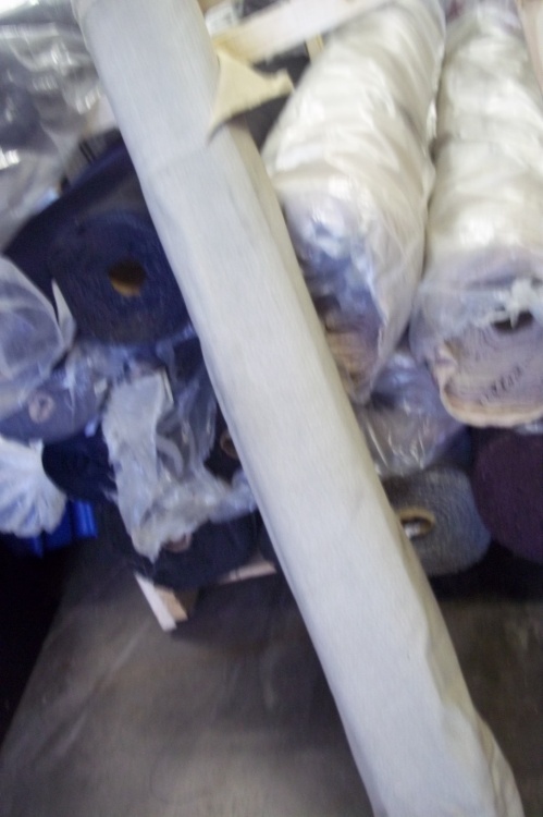 lot 141 image: Roll of Tan Fabric  Yards