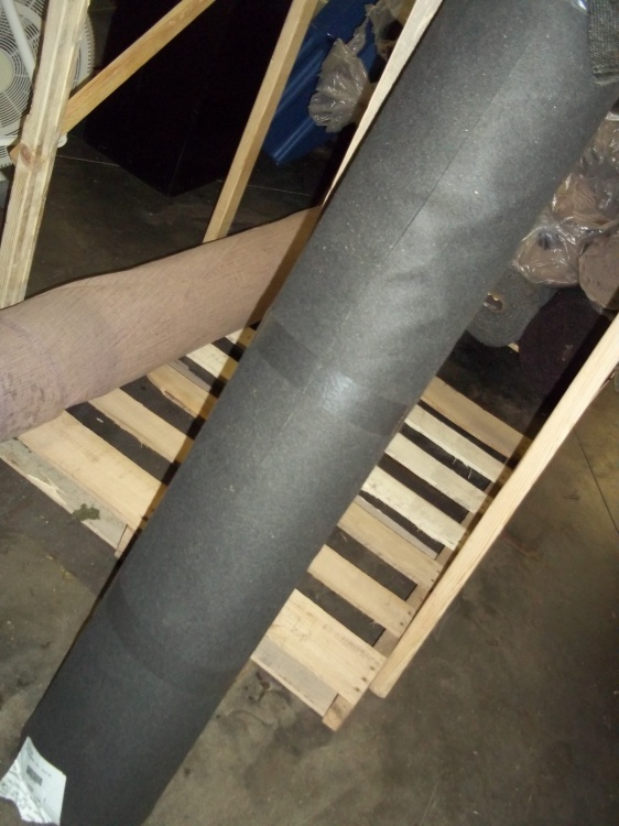 lot 148 image: Roll of Dark Green Fabric  Yards