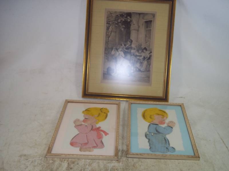 lot 48 image: 3 Framed Pictures