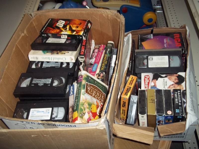 lot 177 image: 2 Boxes of VHS Movies