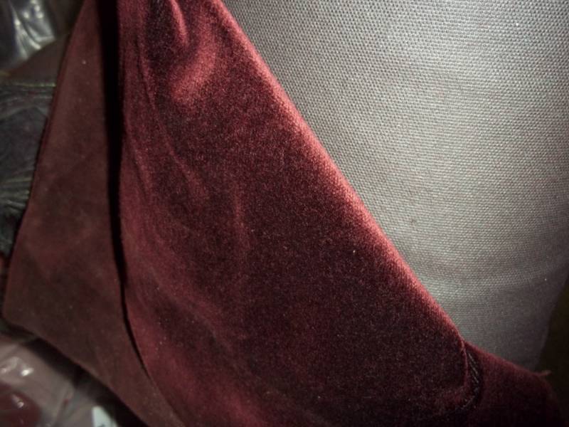lot 123 image: Roll of Maroon Fabric 38.9 Yards
