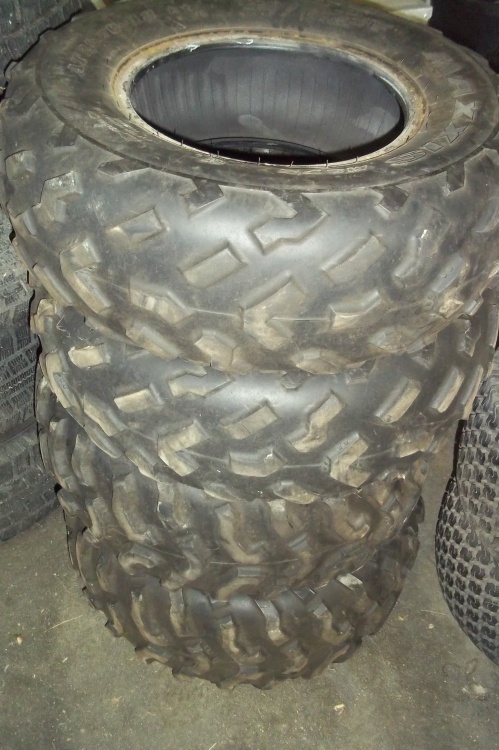 lot 253 image: ATV Tires  (2) 25 x 8 - 12 and (2) 25 x 10 - 12