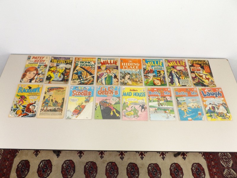lot 49 image: Lot of Vintage Marvel, DC, and Archie Comic Books