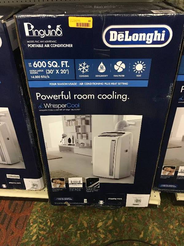 lot 68 image: DELONGHI PACAN140HPEWKC, RETAIL $499.99