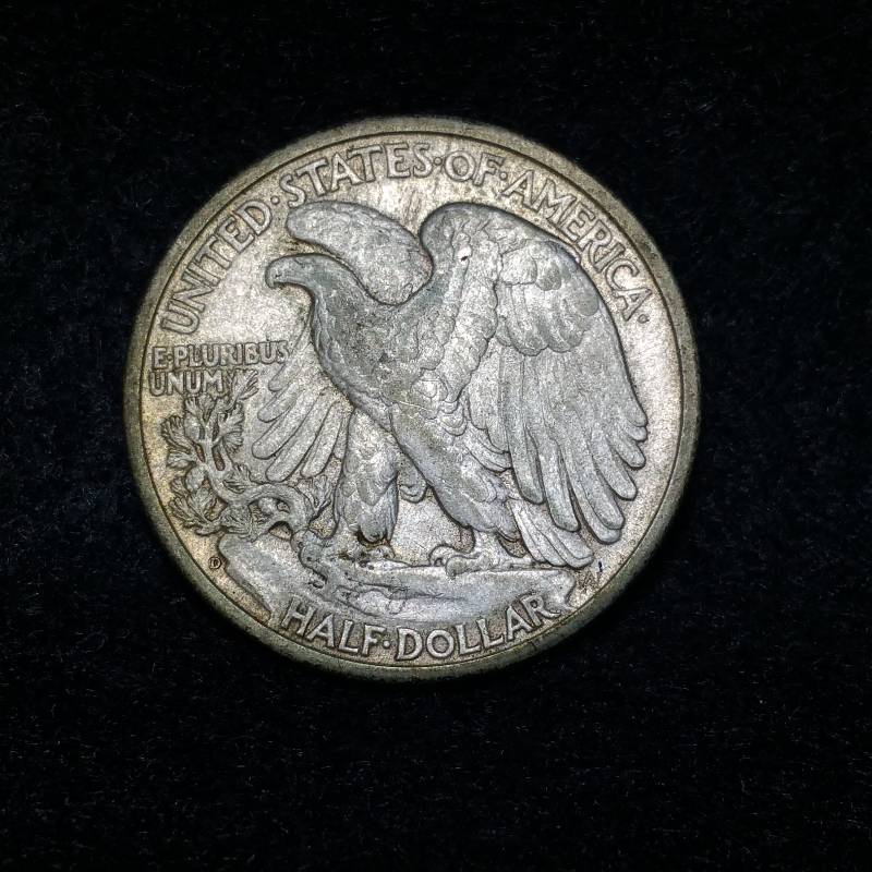 1944 D Walking Liberty Silver Half Dollar