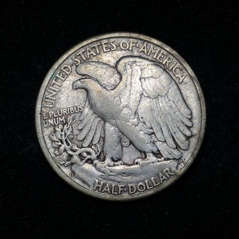 1947 D Walking Liberty Silver Half Dollar