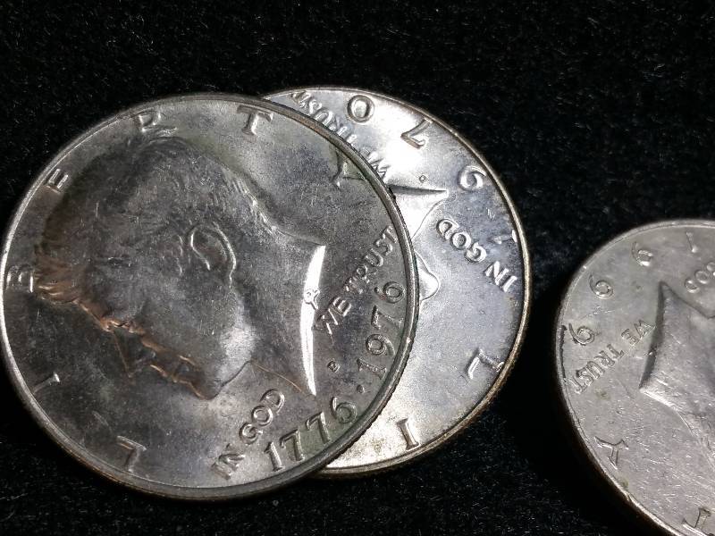 Susan B Anthony Dollars, Kennedy Halves, etc.