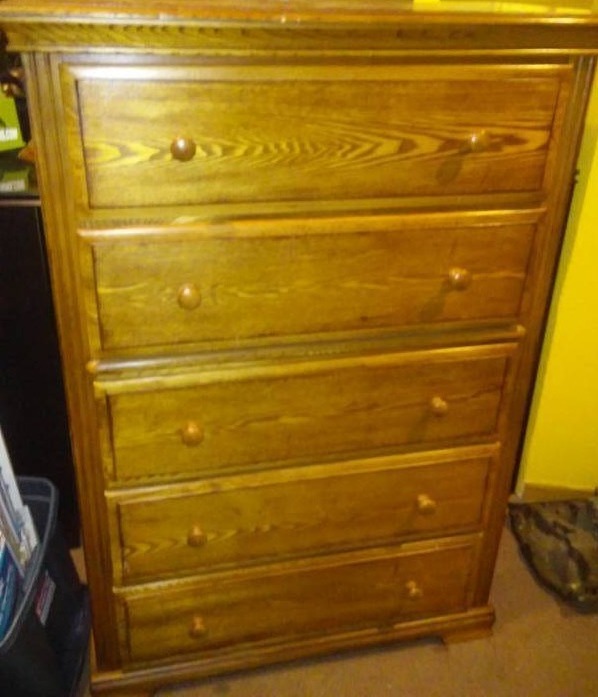 lot 183 image: Chest of drawers, 5 drawer