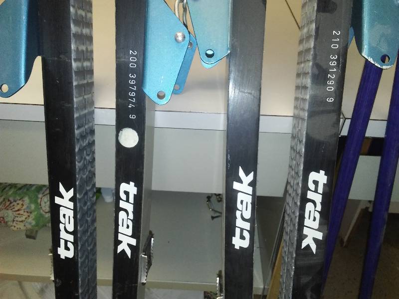 lot 185 image: Cross Country Skis and poles