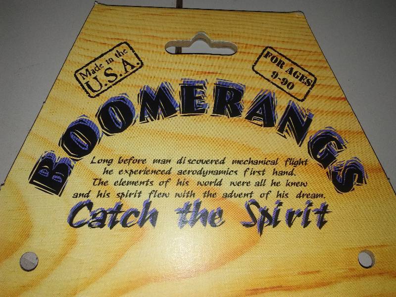 lot 200 image: Boomerang new in package