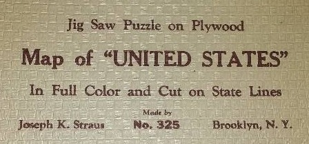 lot 201 image: Vintage puzzle on plywood