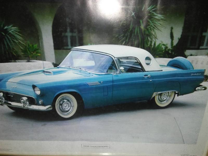 lot 250 image: 1956 Thunderbird Ford 1979 poster