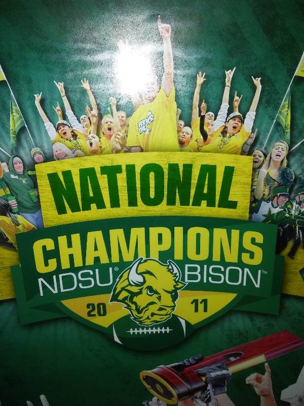 lot 255 image: NDSU Bison National Champions, 2011, Limited Print