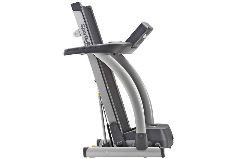 lot 2 image: High-Quality Cardiovascular Fitness SportsArt Fitness TR21f 400lb Capacity Folding Treadmill wCardioAdvisor Heart Rate System - Great Working Condition