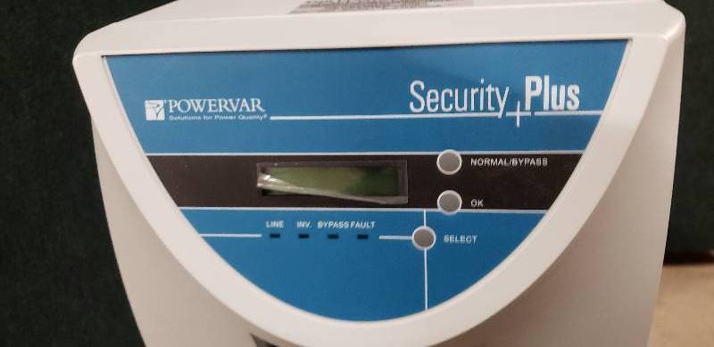 lot 2 image: WOW MSRP $5000 - POWERVAR SECURITY PLUS HUGE Mobile Uninterruptible Power Supply ABCDEF4000-22 - COMMERCIAL GRADE & QUALITY UPS SYSTEM FOR OFFICE COMPUTER BACKUP SYSTEMS - LIKE NEW CONDITION FOR SPECS SEE PDF