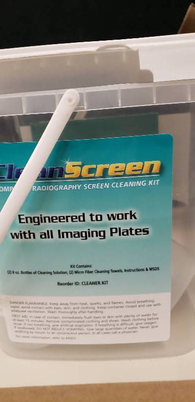 lot 8 image: Clean Screen Computed Radiography Screen Cleaning Kit (Ink Cartridge NOT Included)