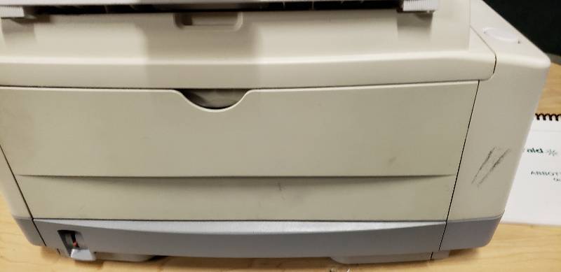 lot 11 image: OKI-Data B4600 Model N22106A 27ppm LED Digital Monochrome Printer With Power Cord - Great Condition