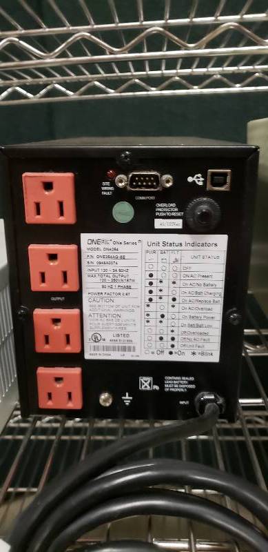 lot 13 image: OneAC 250e Back Up Power Supply UPS