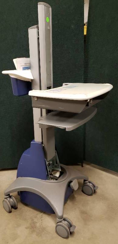 lot 16 image: Ergotron Mobile Monitor Mount Stand Up Laptop Computer Desk