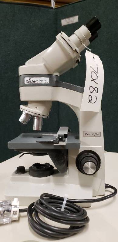 lot 10 image: Reichert Jung Series 150 Power Binocular Microscope With 4 Objectives - Excellent Working Condition