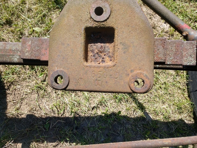 lot 10 image: Antique Trailer Frame- Not Road Worthy