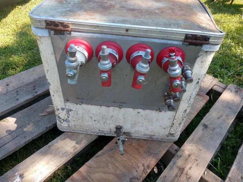 lot 14 image: Vintage Coca Cola Four Tap Soda Cooler Fountain Dispenser