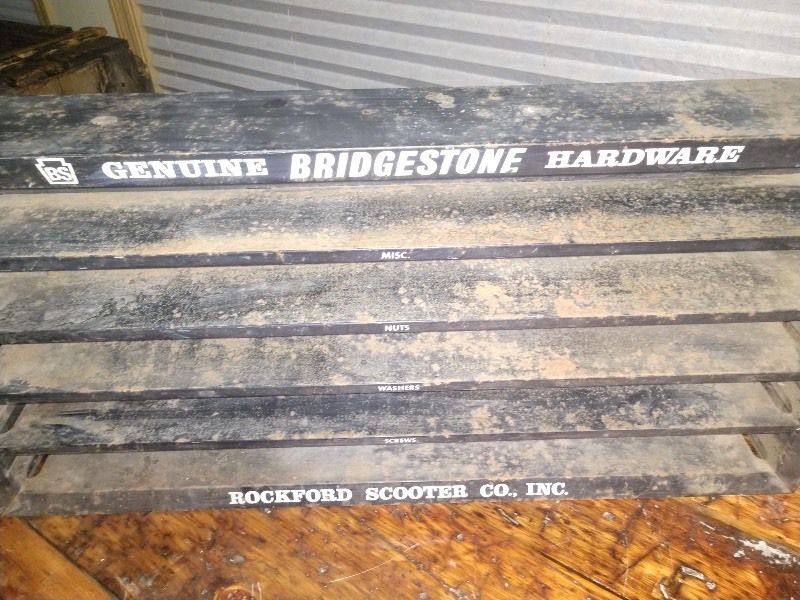 lot 29 image: Genuine Bridgestone Parts Shelf