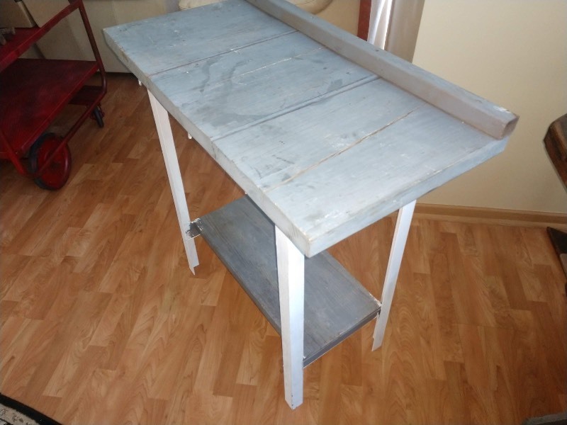 lot 65 image: Reclaimed Wood Console Table