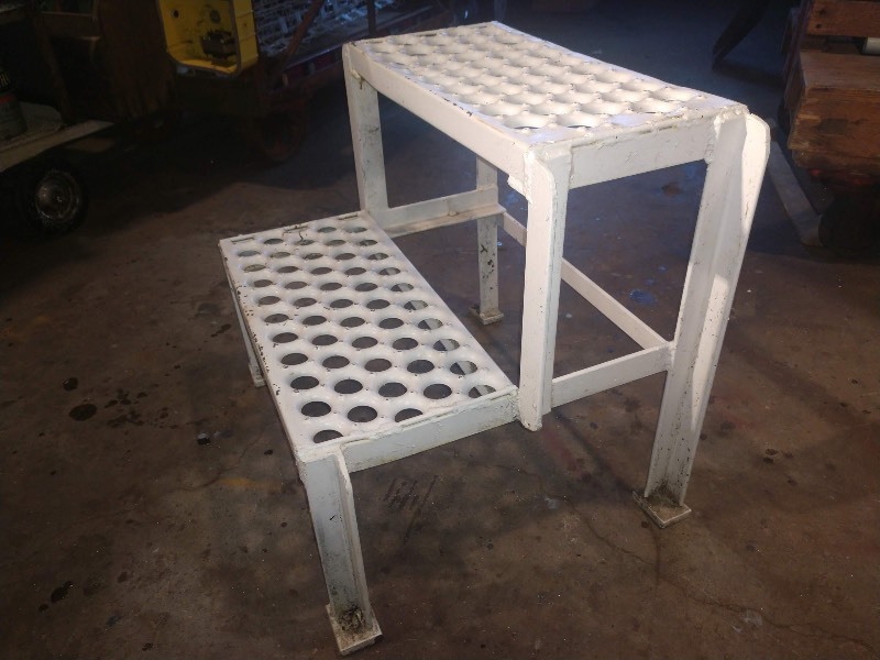 lot 97 image: Heavy Duty Two Step Step Stool