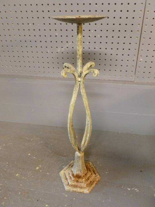 Cast Iron Candle Stand