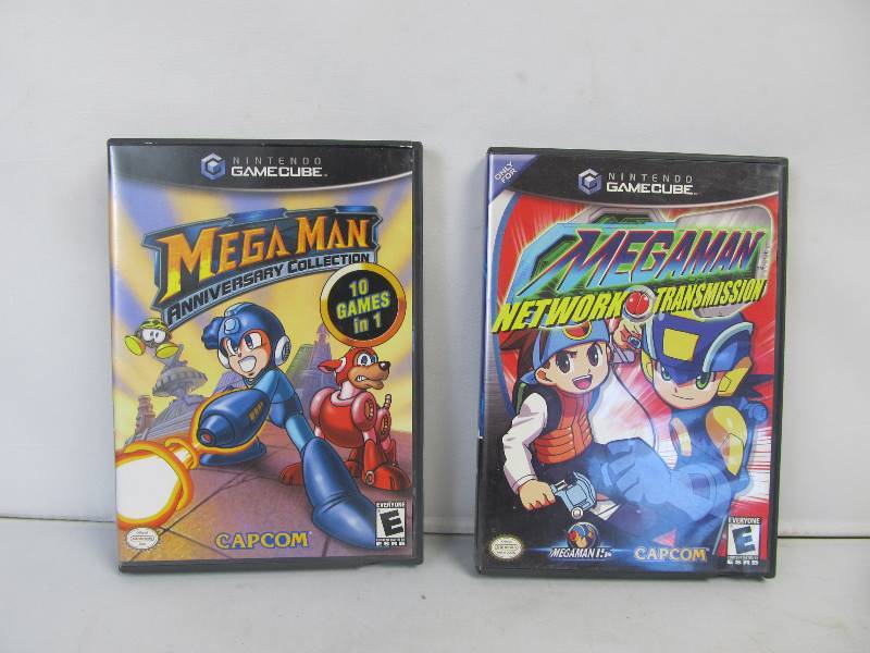 lot 18 image: 2 Nintendo Gamecube MEGAMAN Video Games
