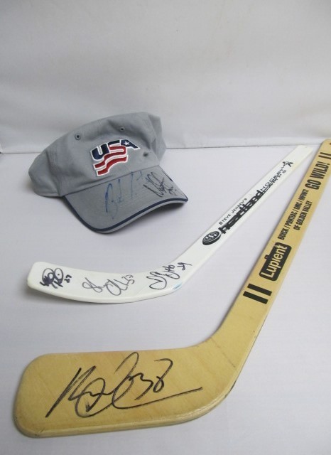lot 11 image: Group of Autographed Hockey Items
