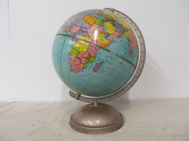 lot 45 image: Vintage Crams Universal Terrestrial Globe 12