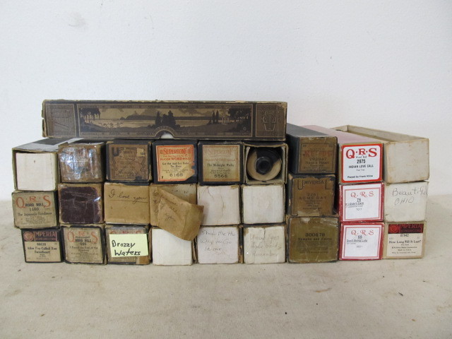 lot 71 image: Large Lot of Antique Player Piano Rolls