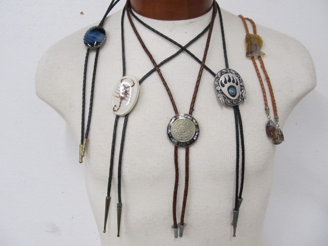 lot 146 image: Lot of Southwestern & Native American Bolo Ties