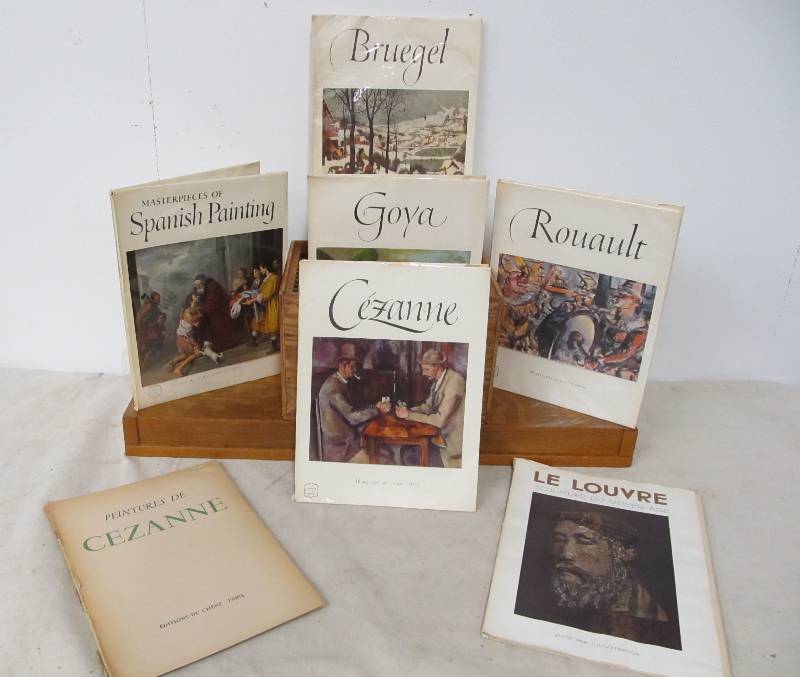 lot 178 image: Collection of Original Vintage 1940s Artist Print Folios - Cezanne Goya etc