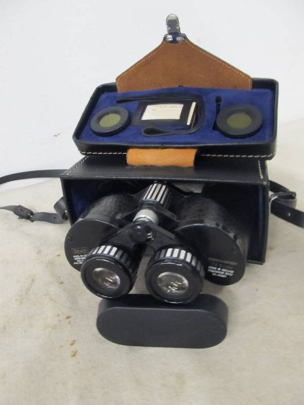 lot 181 image: Nice Pair of Sears Binoculars wCase