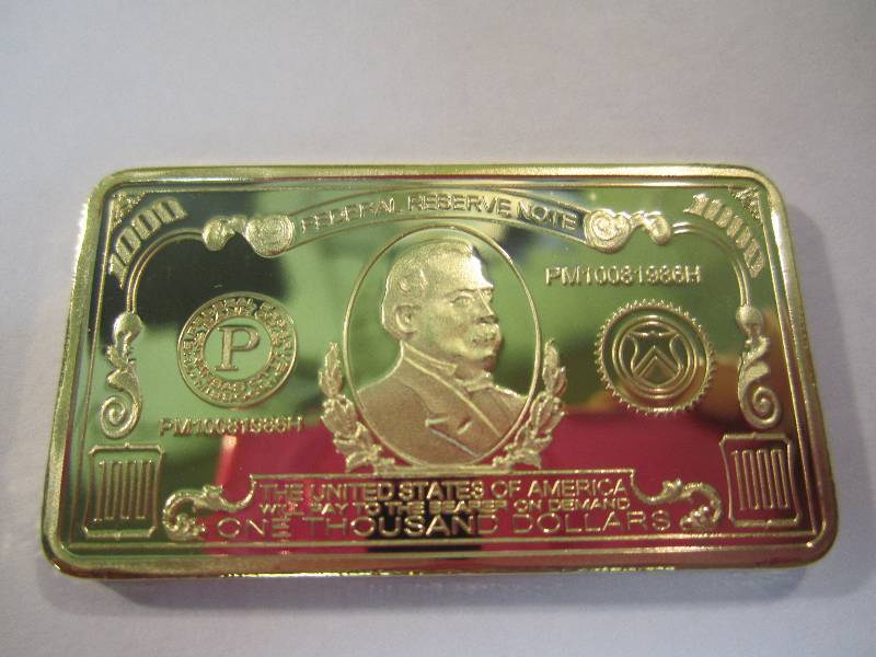 lot 6 image: One Thousand Dollar Federal Re...