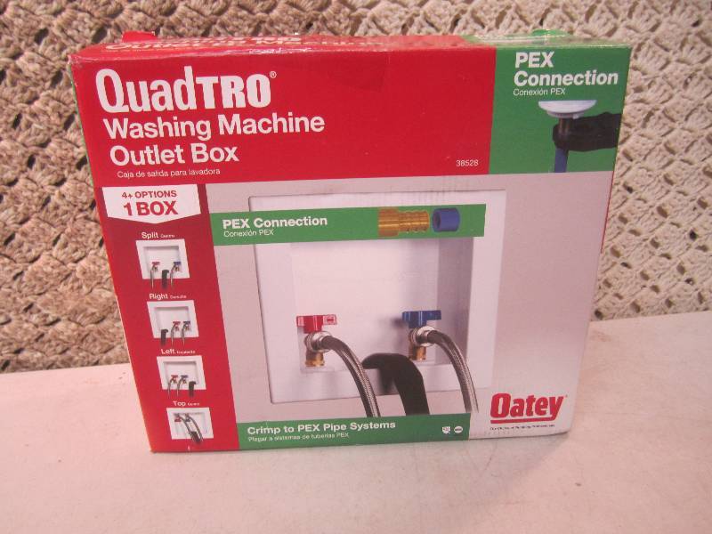 lot 70 image: Oatey Quadtro Washing Machine Outle...