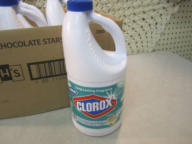 lot 74 image: 6 Bottles of Clorox Clean Linen Ble...