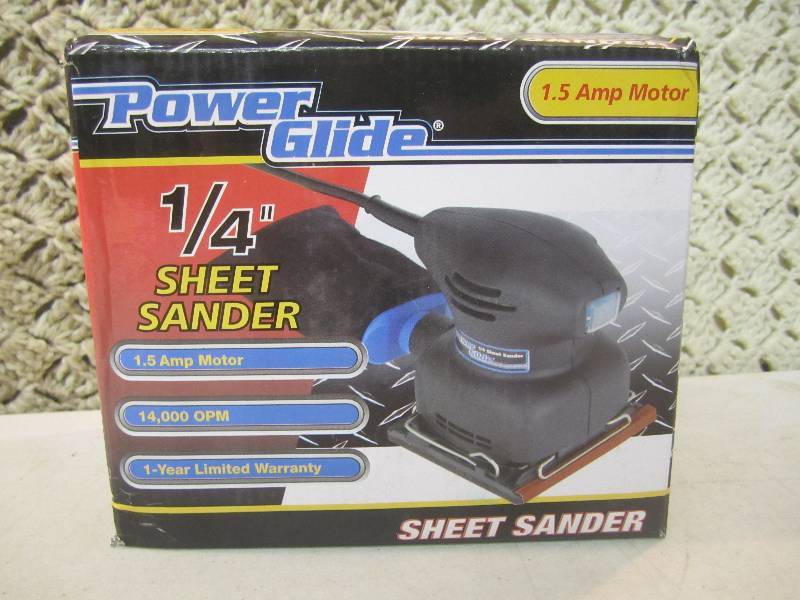 lot 119 image: Power Glide 14 Sheet Palm Sander N...