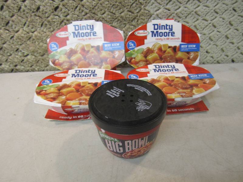 lot 125 image: Mix Lot of 4 Dinty Moore Beef Stew ...